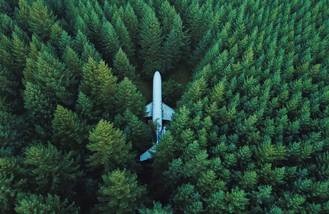 Sachwerte wie Flugzeuge sollten nicht im Wald aufbewahrt werden