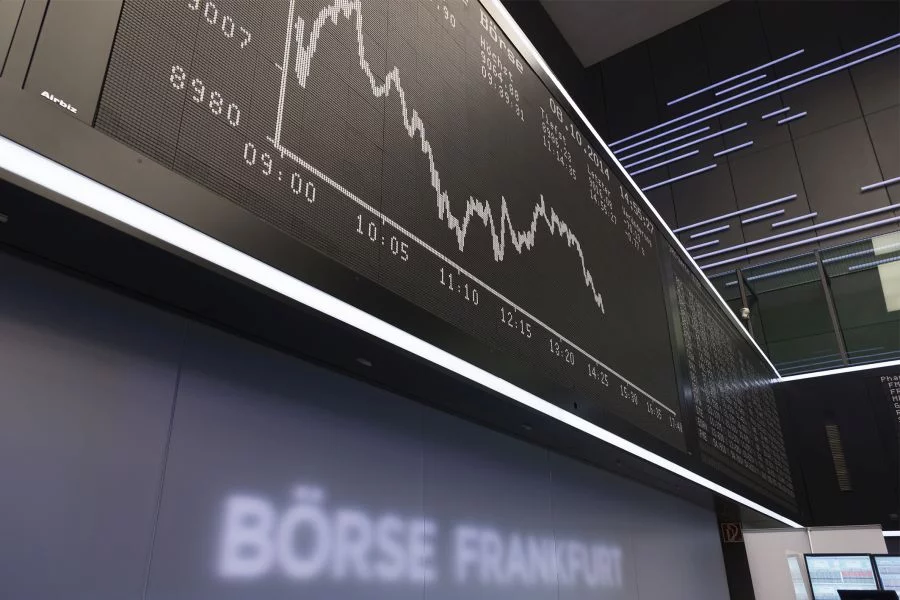 Dax 40: Anzeigentafel in der Börse Frankfurt